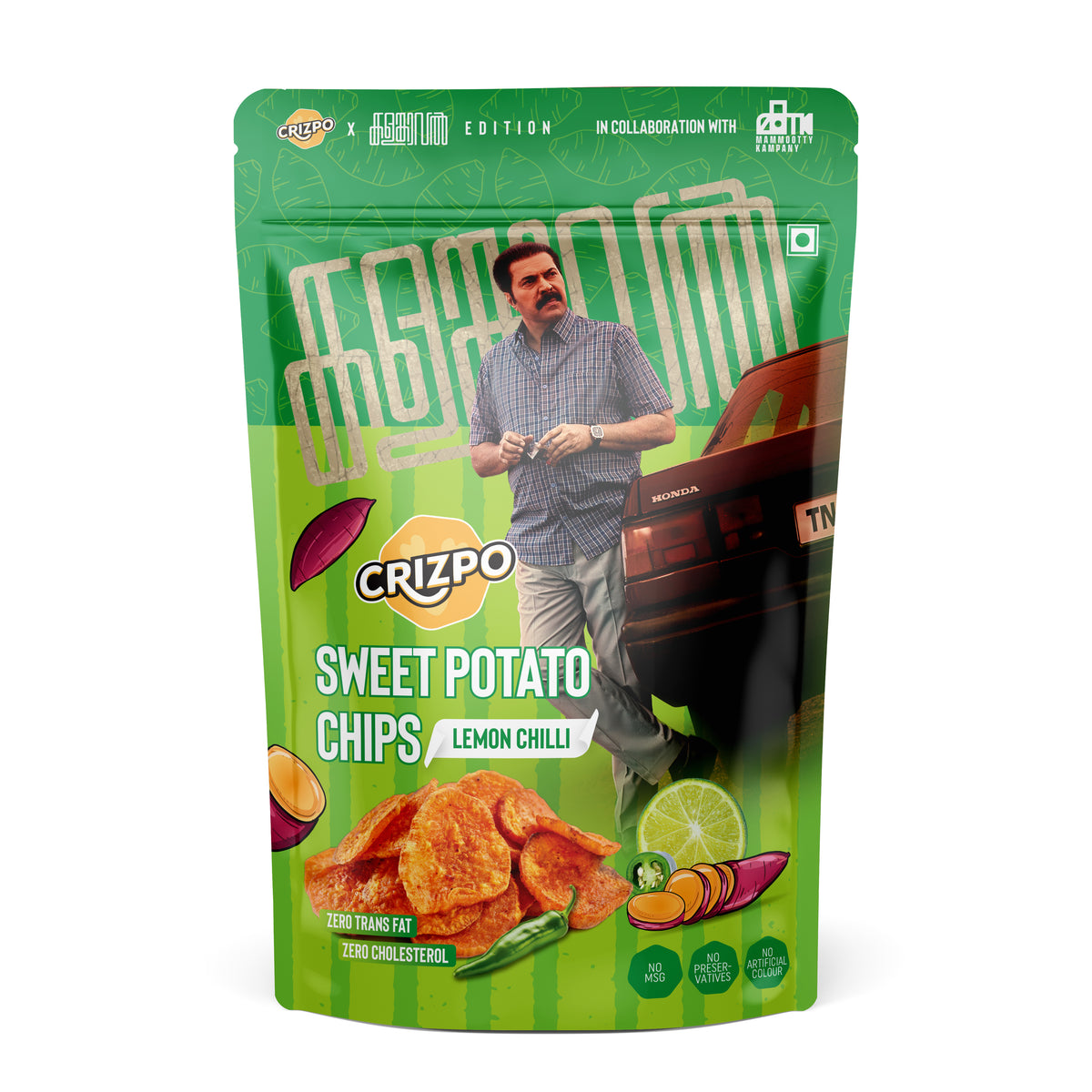 Crizpo Sweet Potato Chips – Lemon Chilli (Kalamkaval Edition)
