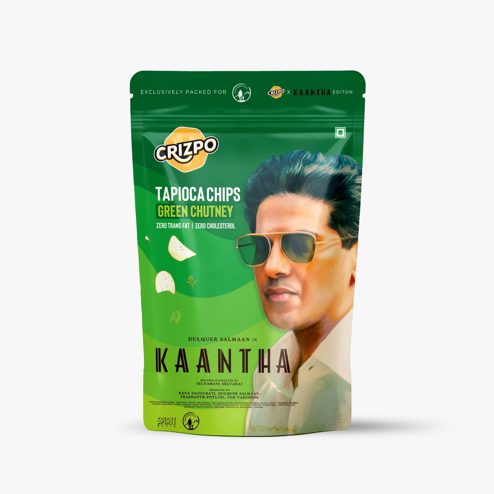 Crizpo Tapioca Chips - Green Chutney (Kaantha Edition)