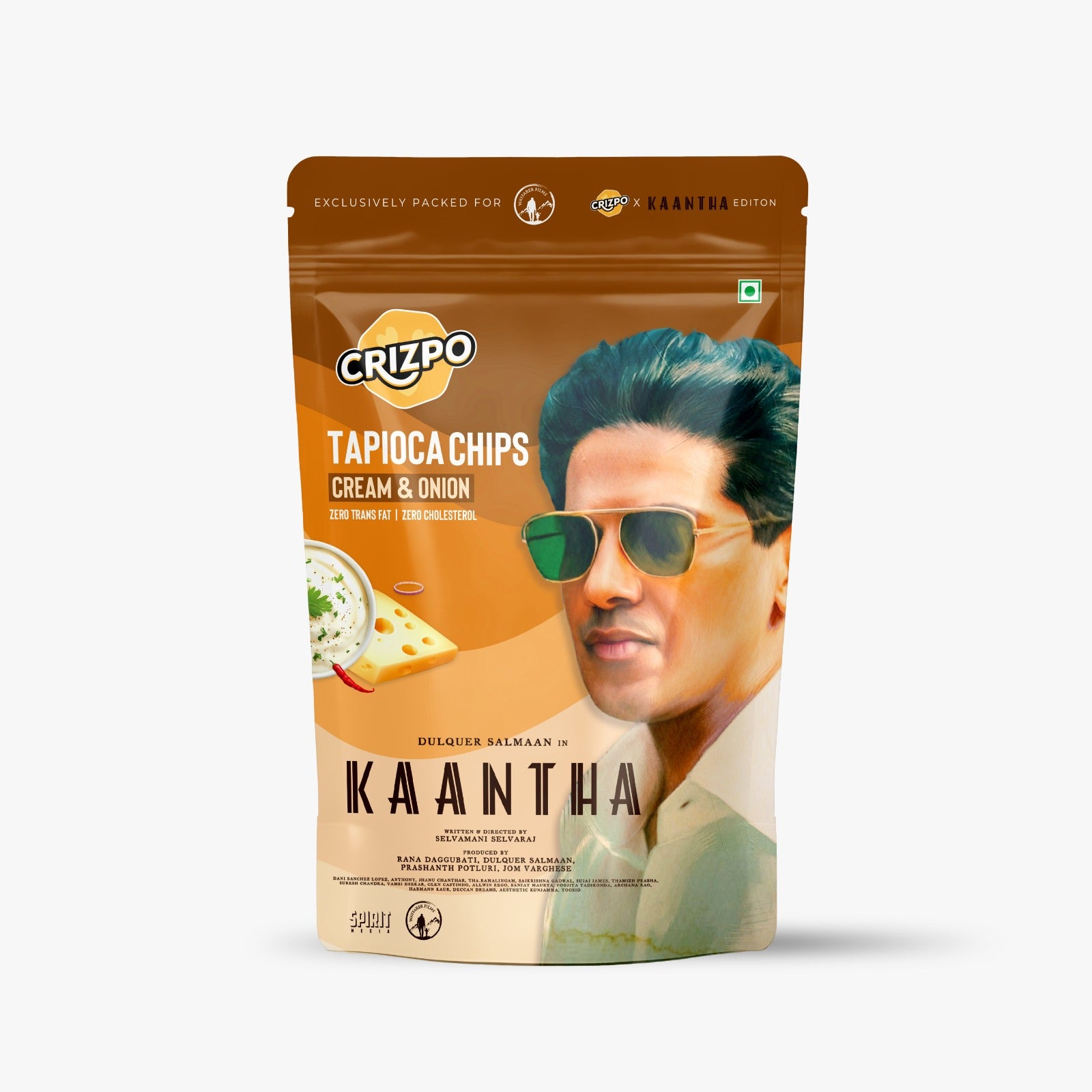 Crizpo Tapioca Chips - Cream & Onion (Kaantha Edition)